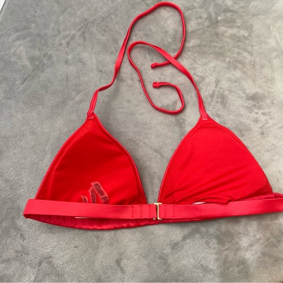 New! Victoria’s Secret rhinestone bling strap bikini top red 4583 - Picture 4 of 7